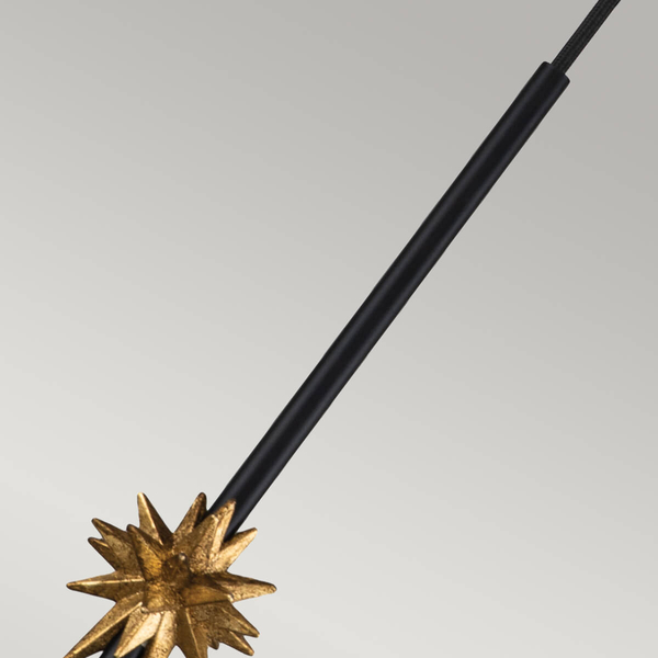 Lampa wisząca salonowa Etoile ETOILE-P-S-MB czarny złoty