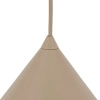 Lampa wisząca nad stół Cono 10620 stożkowy zwis na kablu beżowy