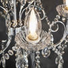Łazienkowa lampa wisząca Tabitha 61384 Endon crystals glamour IP44 chrom