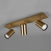 Metalowa lampa sufitowa VANTOS DL304802400 Trio do kuchni mosiądz