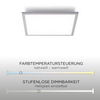 Lampa sufitowa 14755-21 LED 22W 2700-5000K z pilotem kwadratowa biała