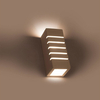 Ceramiczna lampa ścienna SL.0161 prostokątna do holu biała