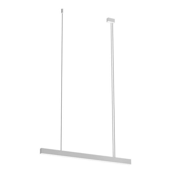 LAMPA wisząca ISASEKI 1945 Shilo metalowa OPRAWA zwis LED 16W 3000K listwa biała