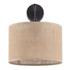 Kinkiet ekologiczny okrągły Juta 6858 TK Lighting rustykalna brązowa