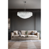 Żyrandol BURANO chrom przezroczysty AZ6907 1xE14 glamour