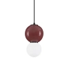 Wisząca lampa do sypialni JORELIA LE45255 LED 4W 3000K czerwona biała