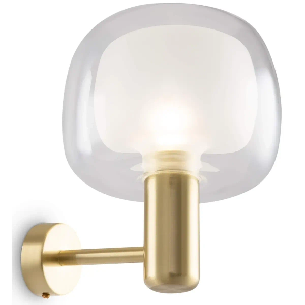 Lampa ścienna Vision MOD411WL-01G minimalistyczna złota