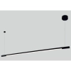 Loftowa LAMPA wisząca HORIZON  P0358D Maxlight metalowa OPRAWA listwa LED 26W 3000K zwis czarny