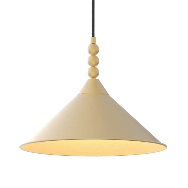 Lampa metalowa wisząca ashford P01524AU do kuchni złota