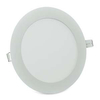 Podtynkowa LAMPA metalowa MARS 303516 Polux wpust OPRAWA okrągła LED 18W 3000K IP40 do zabudowy biała