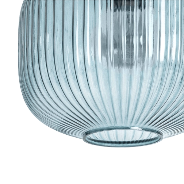 Szklana lampa wisząca Mandi ABR-LWK-MAD kopuła niebieska