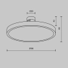 Lampa do szyn magnetyczna Plato TR153-1-10W2.7K-BS-DE LED 10W 2700K mosiądz
