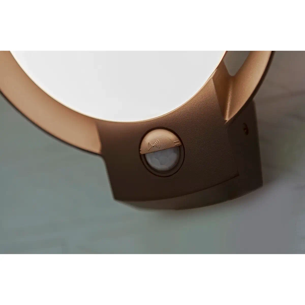 Elewacyjna lampa ścienna Polo LED 16W 3000K okrągła IP54 grafitowa