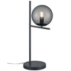 Modernistyczna LAMPA stołowa NYXIS DL142502000 Trio szklana LAMPKA stojąca kula grafitowa przydymiona