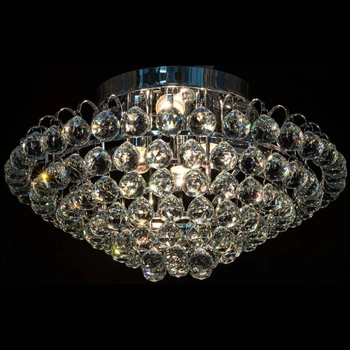 LAMPA sufitowa 6773/6 8C Elem glamour OPRAWA metalowa z kryształkami chrom