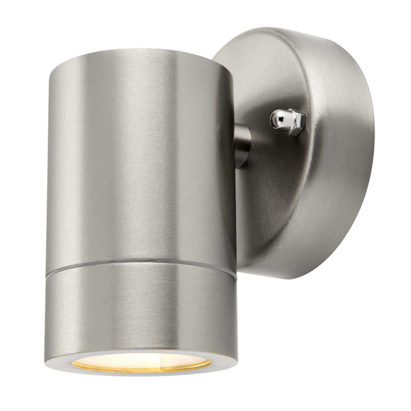 Ścienna lampa zewnętrzna Palin 13801 Saxby IP44 srebrna