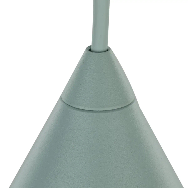 Salonowa lampa wisząca CONO 10074 stożkowa miętowy