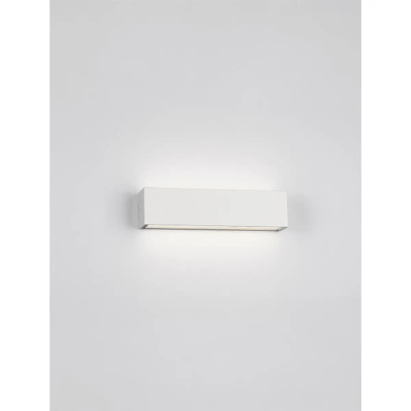 Ledowy naścienny kinkiet RAVEZCO LE75198 LED 22W 3000K IP65 biała