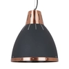 Lampa wisząca MERTON MD-HN8209 BK+RC metalowa industrialna loft grafitowy