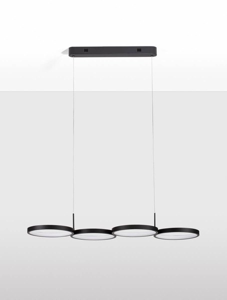Designerska lampa wisząca GARCIA LE42829 Luces Exclusivas LED 41W 3000K czarna