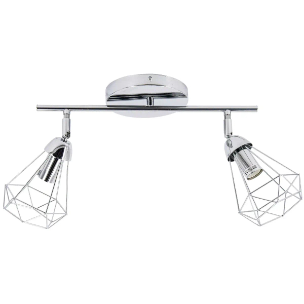 Regulowana lampa sufitowa 8414/2 8C industrial chrom