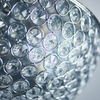 Półokrągła lampa sufitowa Chryla 60103 IP44 glamour chrom przezroczysty