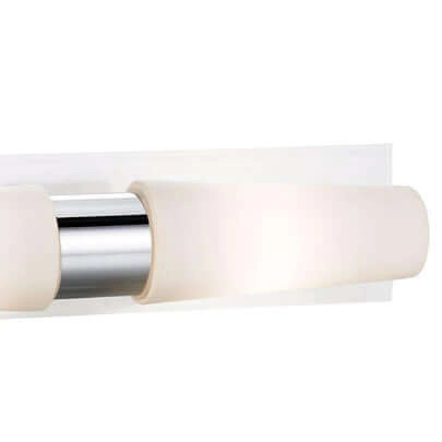 Łazienkowa lampa ścienna Brastad nad umywalkę chrom biała