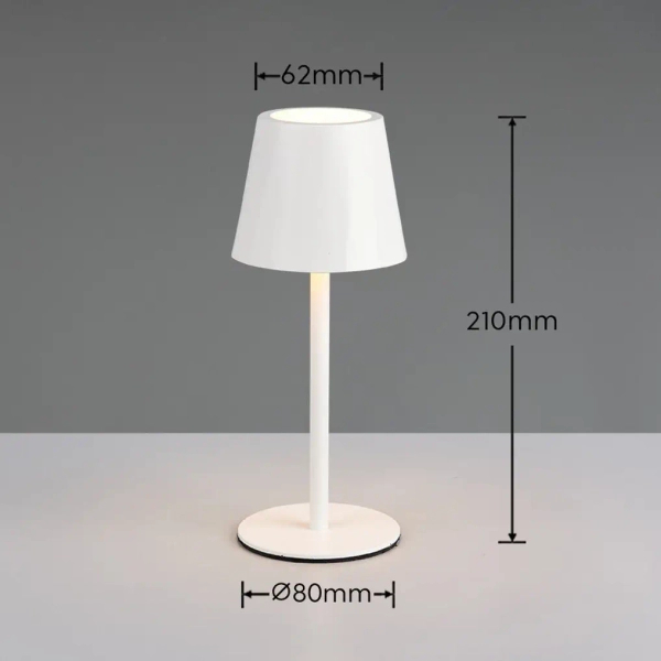 Lampka nocna DIAZ R55961131 LED 1,6W 2700-6500K IP44 przenośna biały