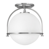 Sufitowa lampa QN-SOMERSET-F-O-BN kula okrągła nikiel
