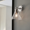 Loftowa lampa ścienna L&-195513 Light& stożkowy klosz IP44 chrom