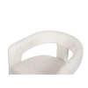 Krzesło LOGAN MM001501100352 białe tapicerowane tkaniną do jadalni 55cm
