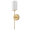 Ścienny kinkiet DARLING ST-9501W GOLD z abażurem złoty biały