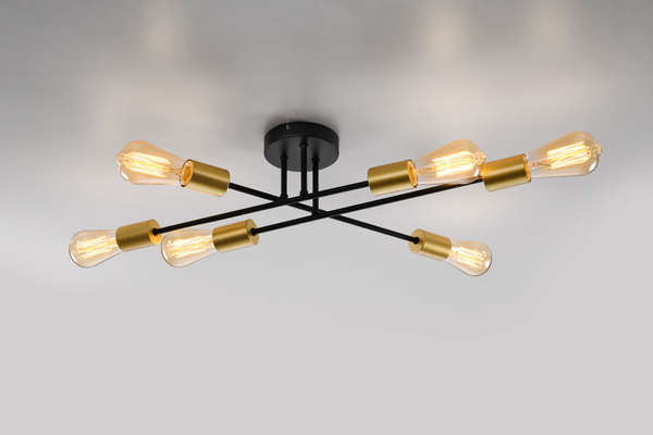 Sufitowa lampa Crespilo 36-01245 Candellux loft sticks czarna złota