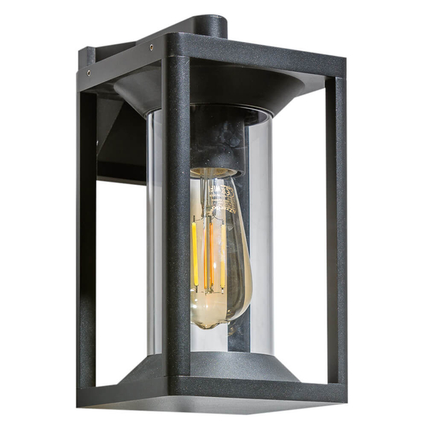 Ścienna lampa zewnętrzna Mikkel AZ4484 IP54 loftowa czarna