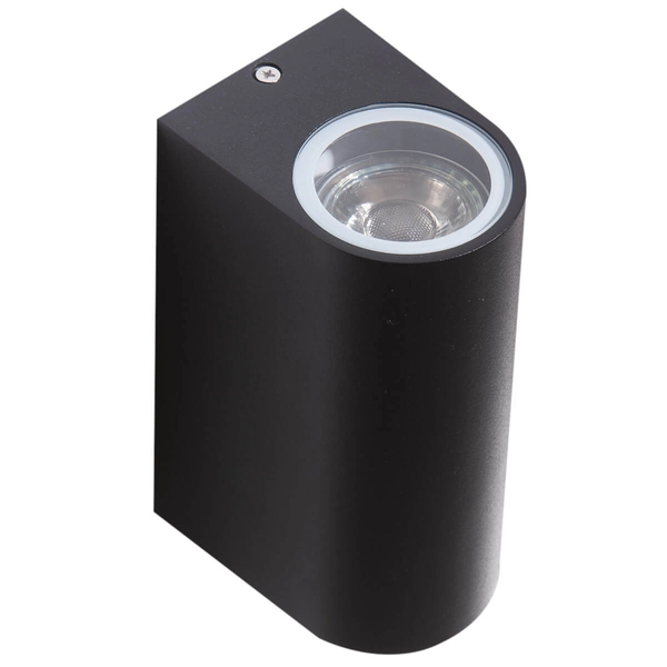Nowoczesny kinkiet zewnętrzny Rimini AZ4266 IP54 czarna lampa ścienna