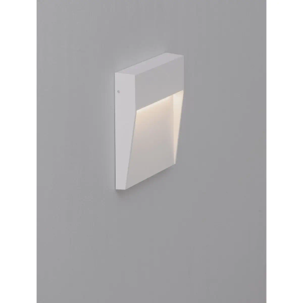 Ścienna lampa na taras LORCENA LE75297 LED 5W 3000K IP54 biała