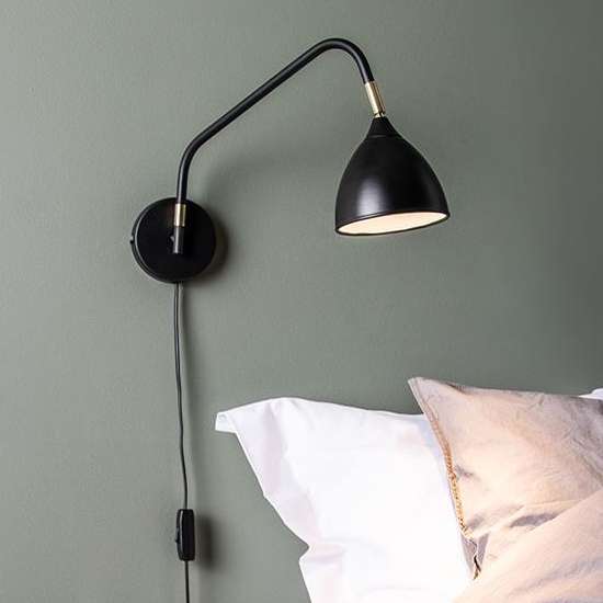 Kinkiet LAMPA ścienna VALENCIA 106081 Markslojd metalowa OPRAWA regulowana czarna