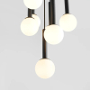 Lampa wisząca Riu 7 1117T1 Aldex kasakda balls kule czarne