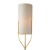 Podłogowa lampa do salonu Fraser 95466 z abażurem mosiądz beżowy