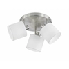 Materiałowa lampa sufitowa Tommy R80333901 regulowana srebrny biały