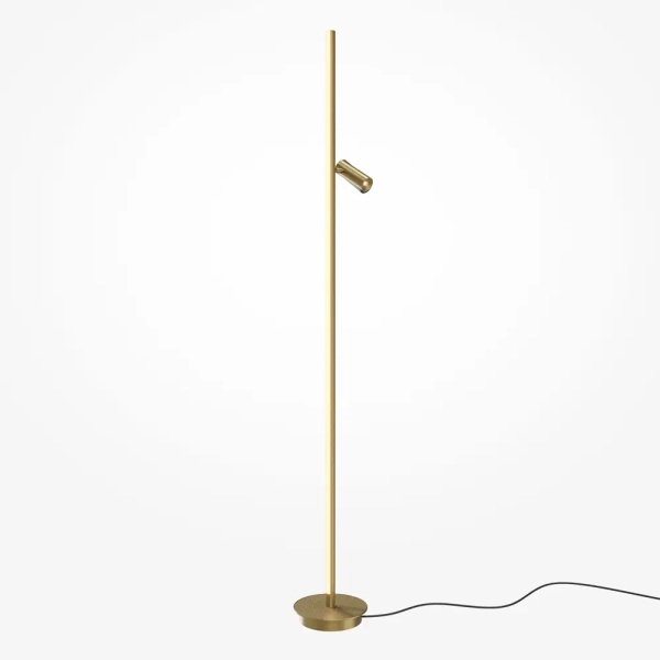 Lampa stojąca do czytania Thin MOD395FL-L28BS3K LED 14W 3000K mosiądz