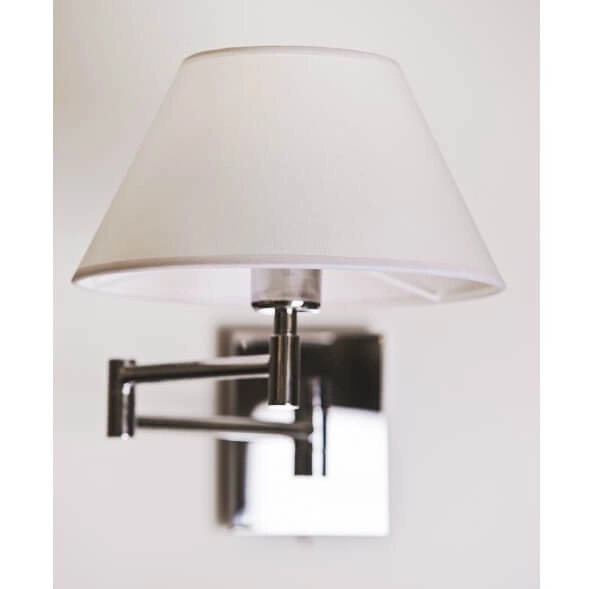 Lampa ścienna Trapezio AZ1542 LED 60W regulowany kinkiet abażurowy chrom