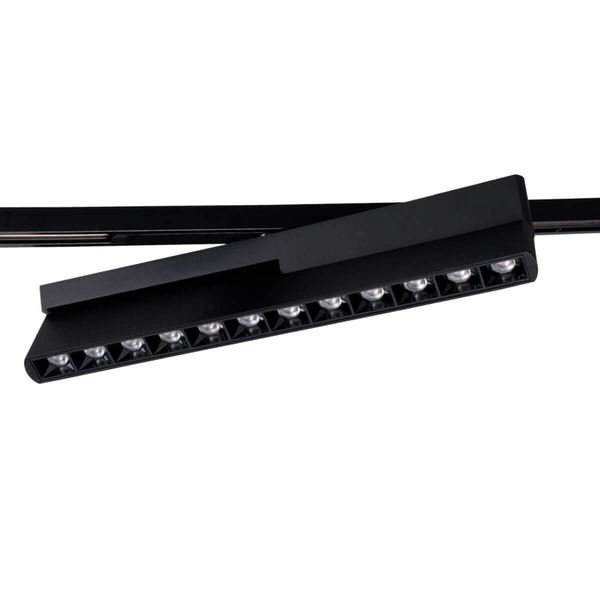 Sufitowa lampa magnetyczna do szynoprzewodów MAX N0005Z LED 12W 3000K czarna