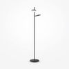 Lampa podłogowa prosta Fad MOD070FL-L12B3K LED 12W 3000K klosze czarne