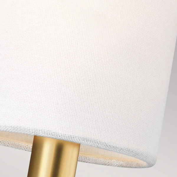 Podwójny kinkiet ścienny Brianna FE-BRIANNA2-BB Elstead metal len mosiądz