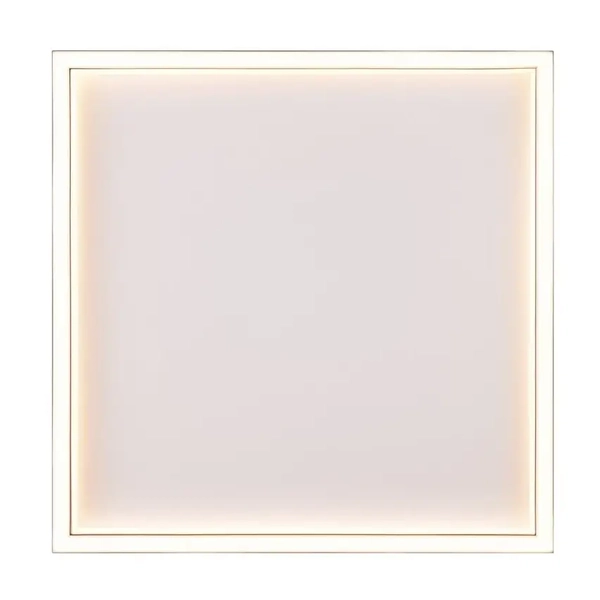 Kwadratowy plafon sufitowy Rotonda R64502932 RL Light LED 20W 3000K czarna