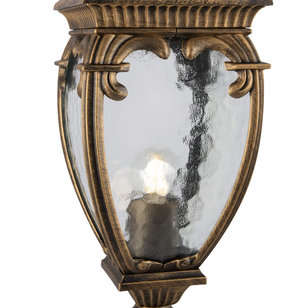 Lampa stojąca ogrodowa Fleur O414FL-01GB1 kopuła złota