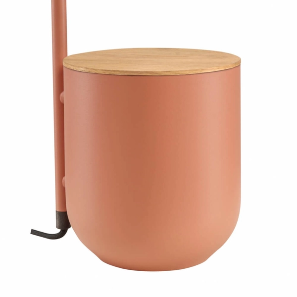 Stołowa lampa Botanica Wood 41115115 Kaspa z regulacją pomarańczowa