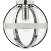 Kulista lampa wisząca HEATH HEA0138 nad stół srebrny
