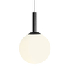Szklana lampa wisząca Bosso 1087XL1 Aldex kula ball czarna